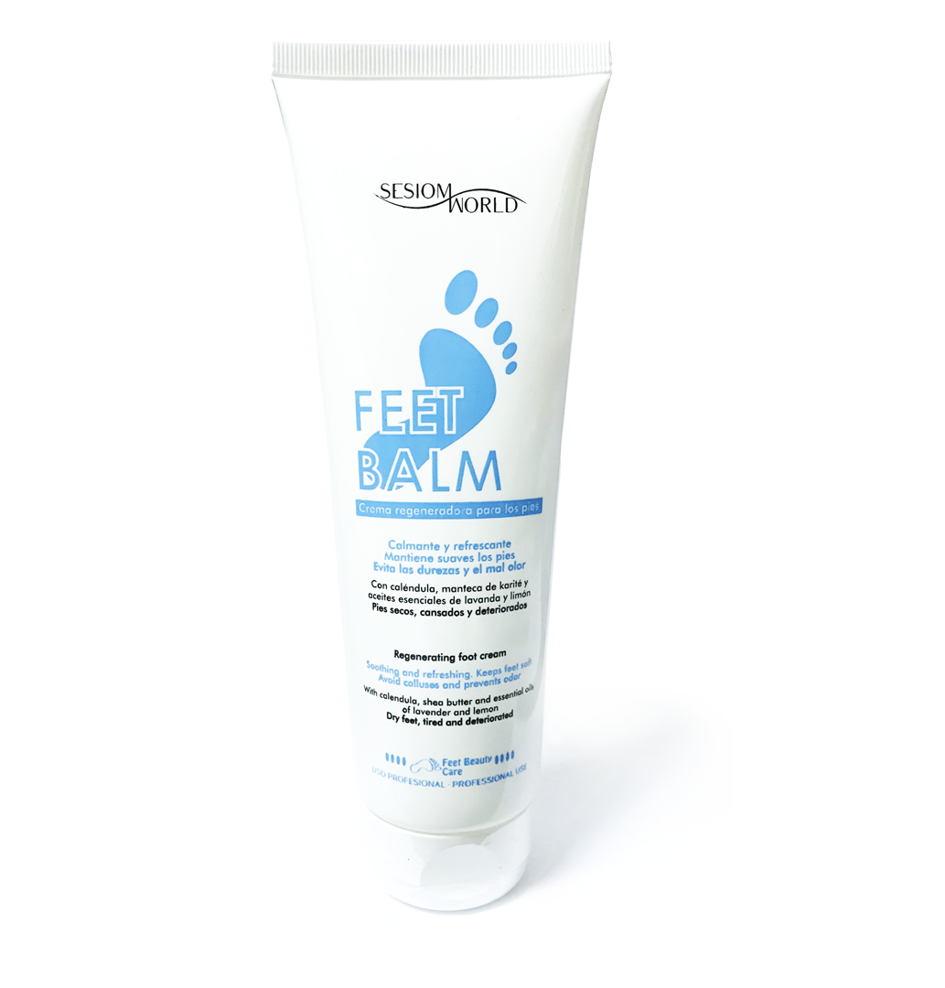 Crema regeneradora para pies FEETBALM con aceites esenciales 250ml.