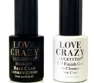 Pack base coat 6ml+ Top coat Love crazy 6ml