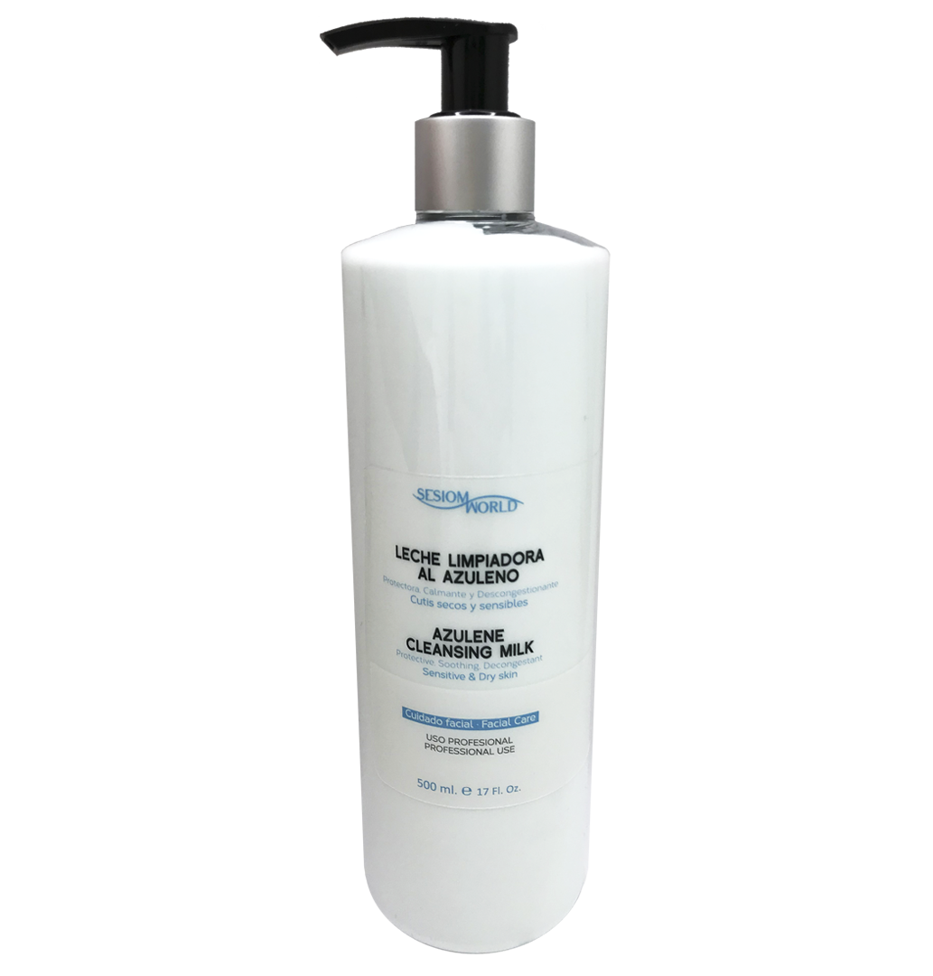 Leche limpiadora al azuleno cutis secos y sensibles 500ml
