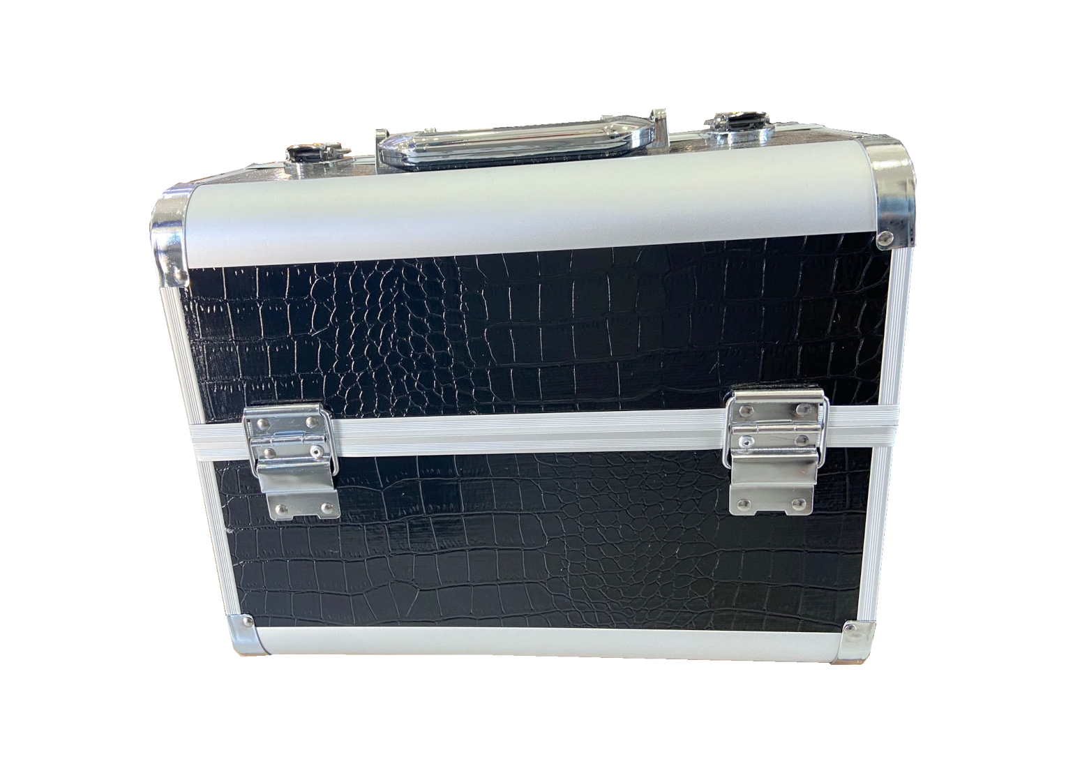 Maletin para Maquillaje Caja estetica portatil polipiel negro