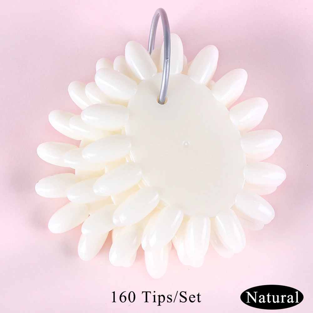 Juego de puntas de uñas postizas ovaladas 16colores por pcs 10pcs - Imagen 5