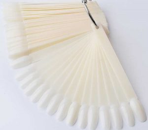 Muestario de uñas punta redonda 50pcs