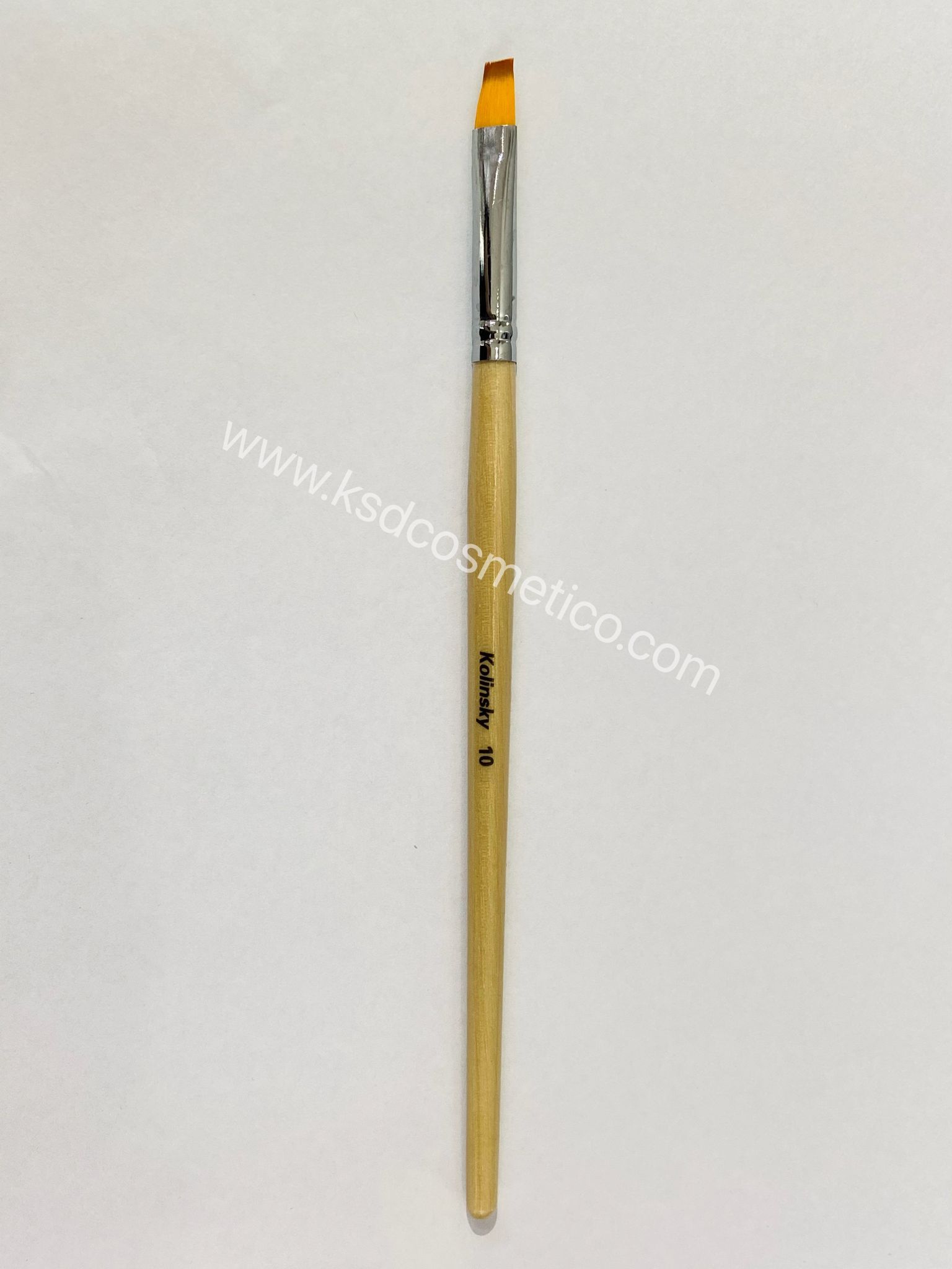 Pincel de gel mango madera kolinsky nº 10