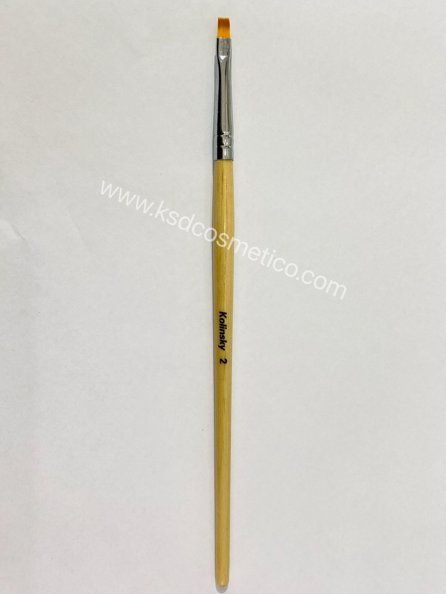 Pincel de gel mango madera kolinsky nº2