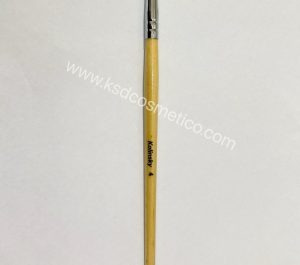 Pincel de gel mango madera kolinsky nº4