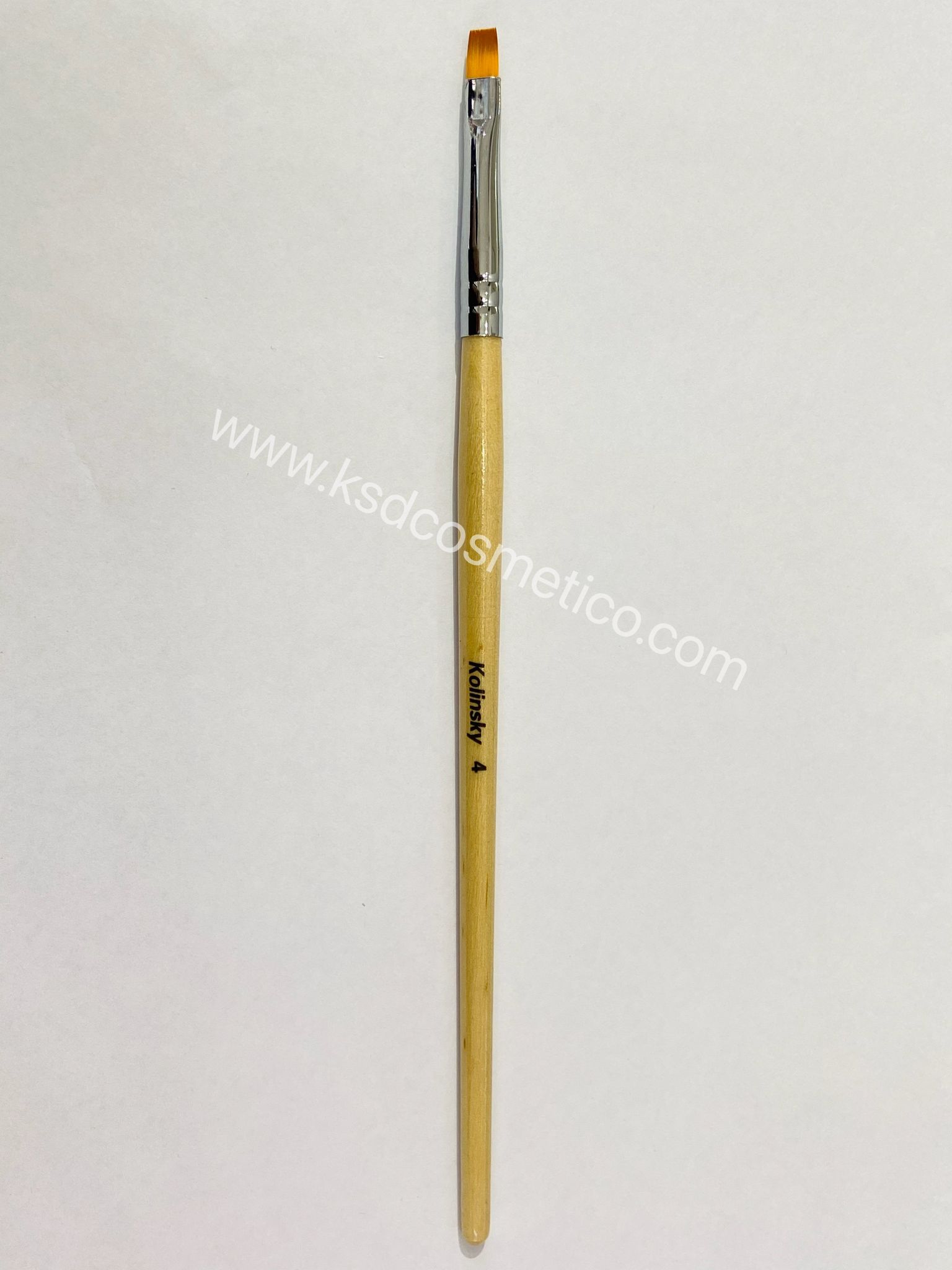 Pincel de gel mango madera kolinsky nº4