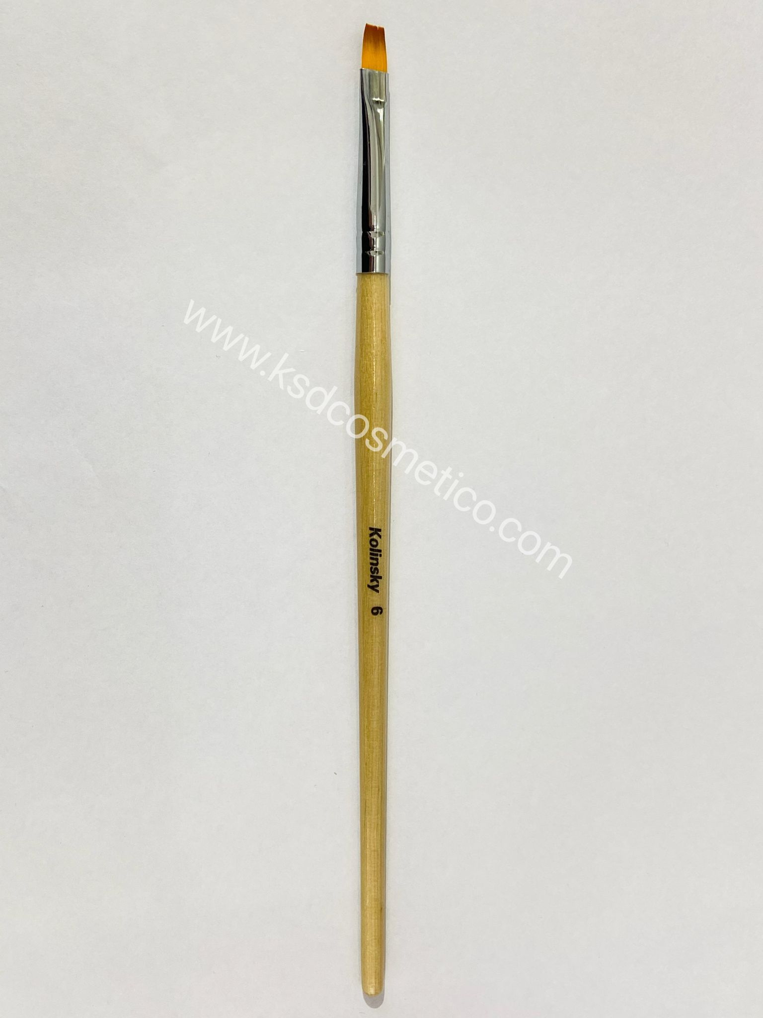 Pincel de gel mango madera kolinsky nº6